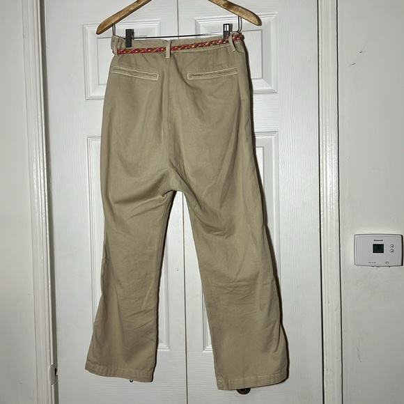 The GREAT. Tan Pant With Braided Belt 27 - Picture 5 of 10